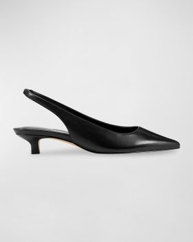 Posey Slingback Kitten-Heel...