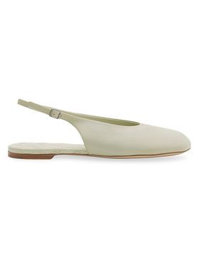 Women's Baby Leather Flats -...