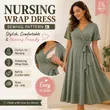 Nursing Friendly Wrap Dress...