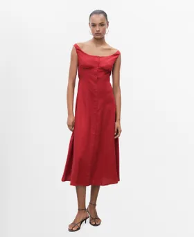 Mango Women's Buttoned Midi...