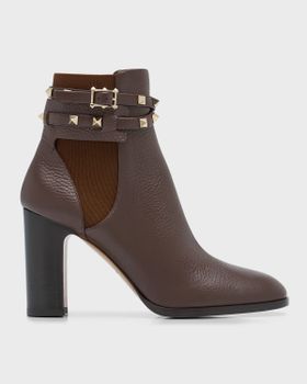 Rockstud Buckle-Wrap Ankle...