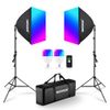 NEEWER RGB Softbox Lighting...