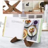 1pc Handmade Wooden Cookbook...