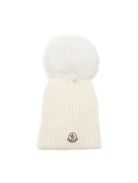 Girl's Logo Patch Wool Ribbed...