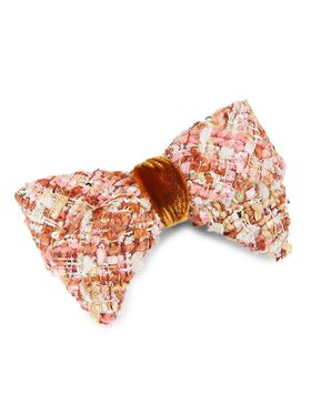 Women's Tweed Bow Barrette -...