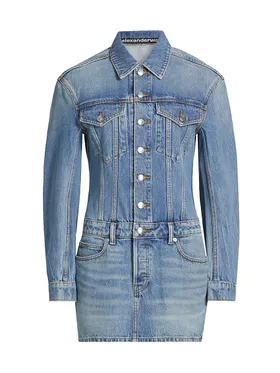 Women's Denim Embossed Logo...
