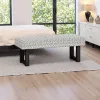 Boho Fabric Bench with Print,...