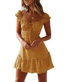 YOBECHO Women's Summer Ruffle...