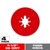 4-1/2 in. 36-Grit Fiber Disc...