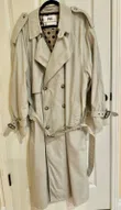 London Fog Mens 42R VTG Taupe...