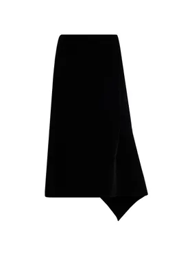 Women's Serve Draped Velvet...