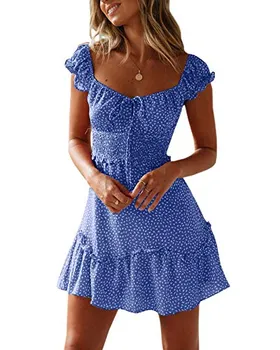 YOBECHO Womens Summer Ruffle...