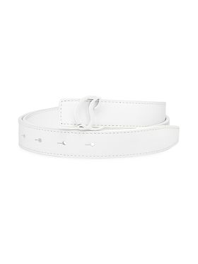 Women's CL Logo Belt - White...