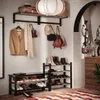 IKEA TJUSIG shoe rack, black,...