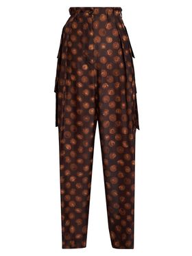 Women's Polkam Polka Dot Silk...