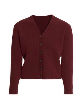 Women's Wool V-Neck Cardigan...