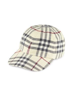 Women's Check Cotton Baseball...