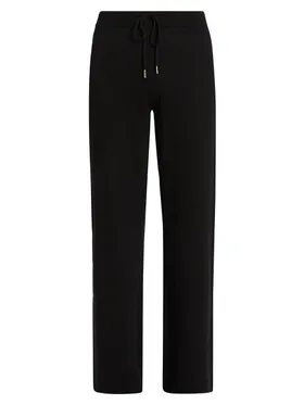 Women's Double-Knit Wide-Leg...