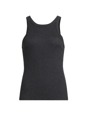 Women's Curved Rib Tank Top -...
