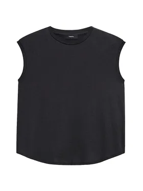 Women's Shirt Tail Tank Top -...