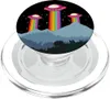 Alien UFO Rainbow Mountains...