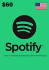 Spotify Gift Card - 60 USD
