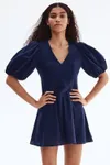 H&M Balloon-sleeved cotton...