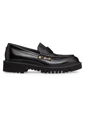 Women's Rockstud Calfskin...