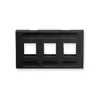 3-Port Mod Furn Faceplate...
