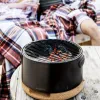 Table Bbq Black Charcoal...