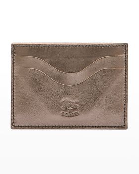 Salina Metallic Leather Card...