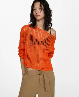 Mango Women's Openwork Knit...