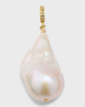 Large White Baroque Pearl...