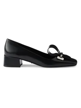 Women's Brushed Leather Pumps...