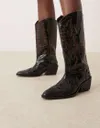 ASOS DESIGN Camryn leather...