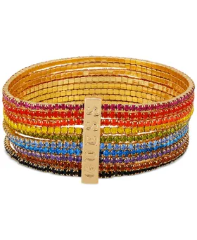 Guess Gold-Tone Rainbow...