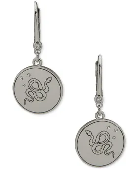 Dkny Silver-Tone Pave Snake...