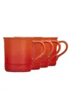 Le Creuset Set of Four...