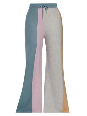 Women's Colorblock Wide-Leg...