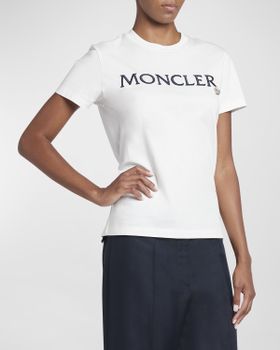 Embroidered Logo Short-Sleeve...