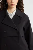 Stretch Cotton Trench Coat