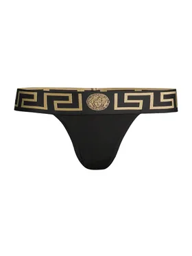 Women's Greca Border Thong -...
