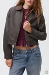 MANGO TEEN Faux Leather Biker...