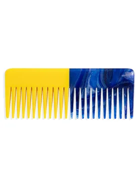 Women's Bi-Color Wide-Tooth...