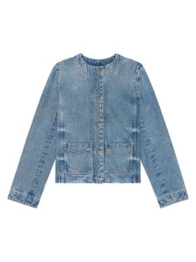 Women's Jacket In Denim With...