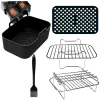 Tlily - 6 Pcs Dual Basket...