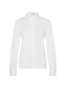 Women's Stretch Cotton Poplin...