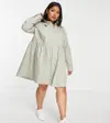 ASOS DESIGN Curve cotton mini...