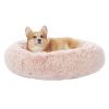 Calming Donut Dog Bed for...