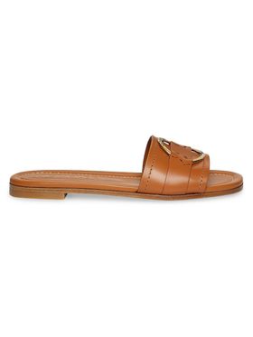 Women's Bell Leather Slides -...